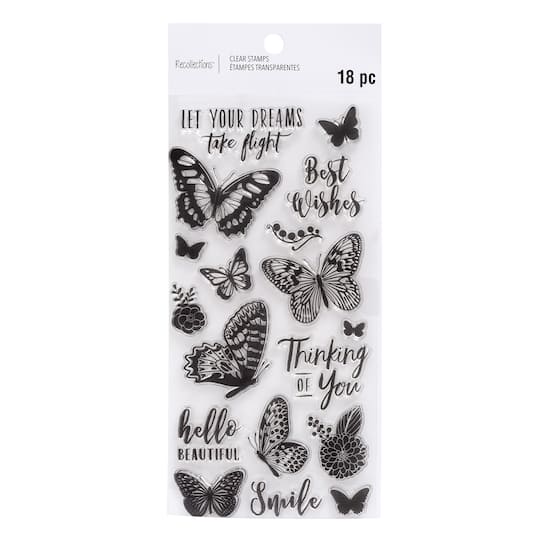 Butterfly Clear Stamps by Recollections&#x2122;
